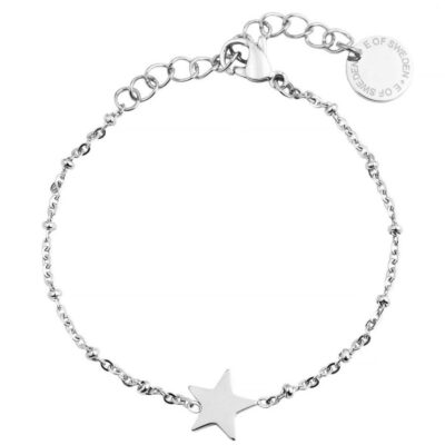 Armband E of Sweden  | Star Armband Stal