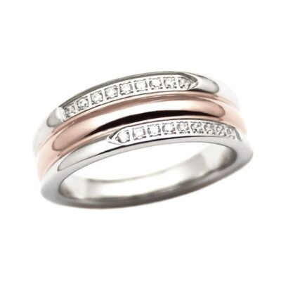 Ringar E of Sweden  | Alice Ring Stal/Rose