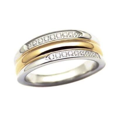 Ringar E of Sweden  | Alice Ring Stal/Guld