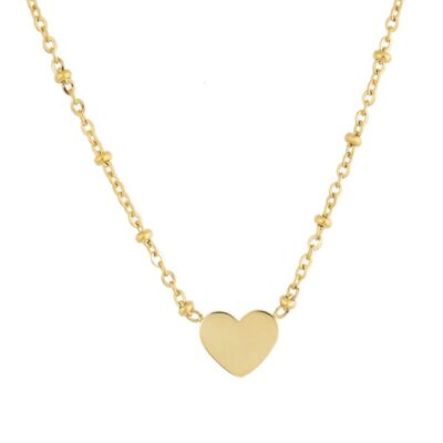 Halsband E of Sweden  | Heart Halsband Guld