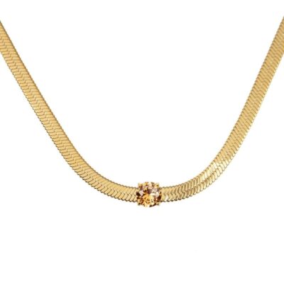 Halsband E of Sweden  | Tindra Halsband Guld / Champagne