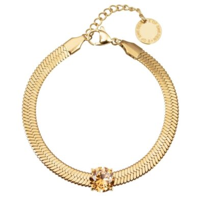 Armband E of Sweden  | Tindra Armband Guld / Champagne