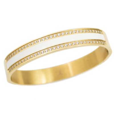 Armband E of Sweden  | Nellie Armring Emalj Guld